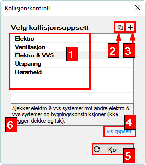 Dialog for kollisjonssjekk